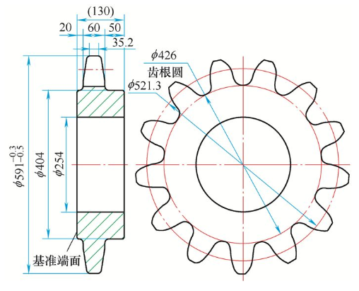 【兆恒機械】滲碳齒部有嚴(yán)重的貫穿型裂紋，何原因？